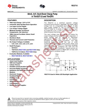 REG71050DRVTG4 datasheet  